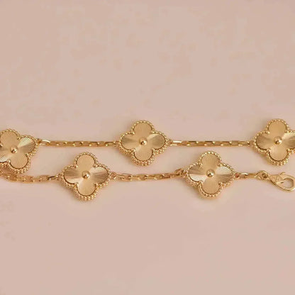 [Rose Jewelrys]CLOVER 5 FLOWERS LASER BRACELET