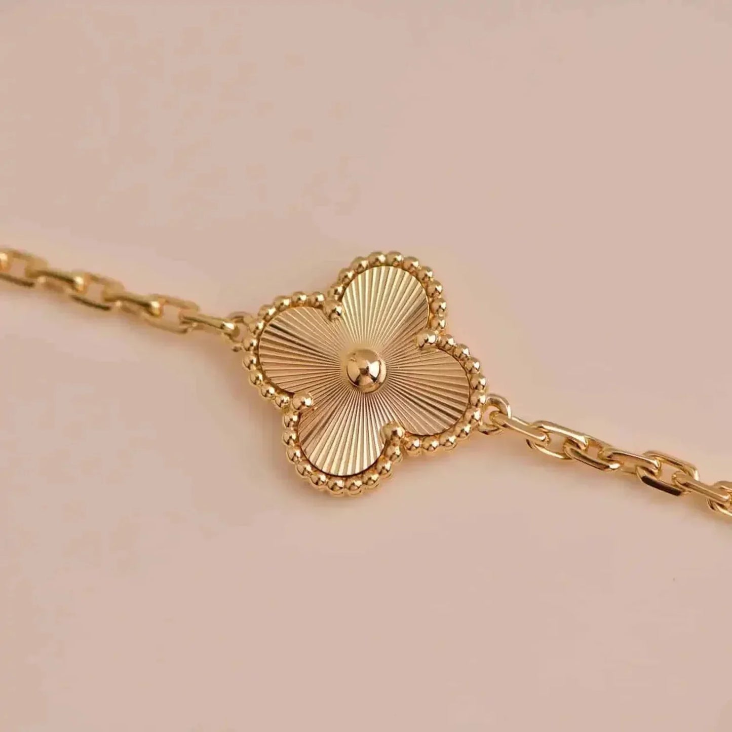 [Rose Jewelrys]CLOVER 5 FLOWERS LASER BRACELET