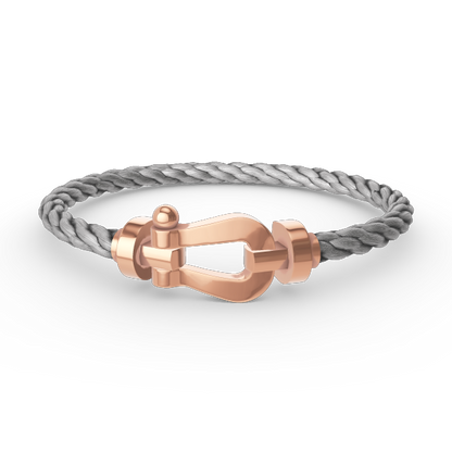 [Rose Jewelrys]FORCE LARGE HORSESHOE NO DIAMOND BRACELET ROSE GOLD