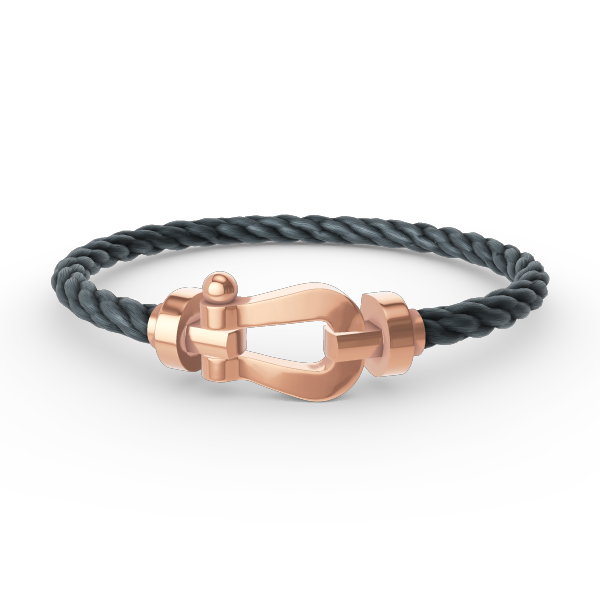 [Rose Jewelrys]FORCE LARGE HORSESHOE NO DIAMOND BRACELET ROSE GOLD