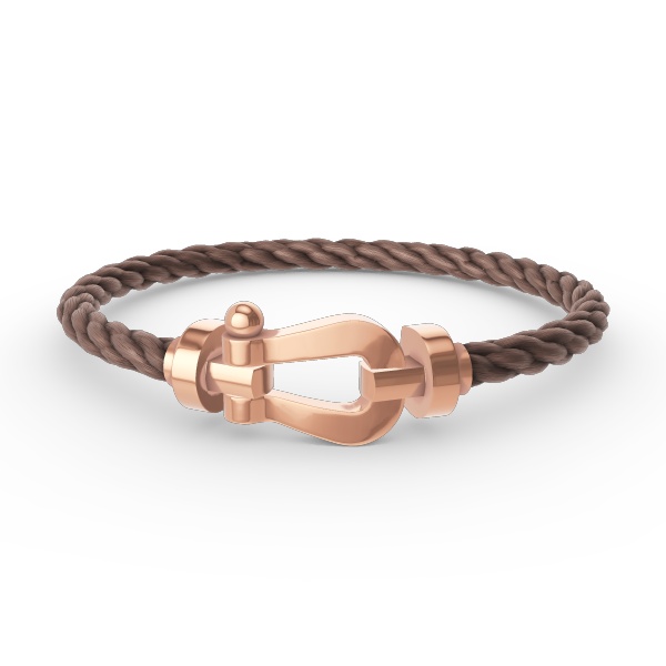 [Rose Jewelrys]FORCE LARGE HORSESHOE NO DIAMOND BRACELET ROSE GOLD