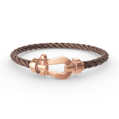[Rose Jewelrys]FORCE LARGE HORSESHOE NO DIAMOND BRACELET ROSE GOLD