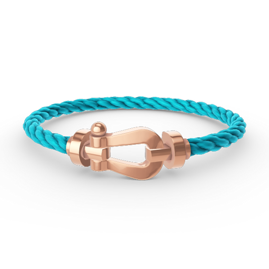 [Rose Jewelrys]FORCE LARGE HORSESHOE NO DIAMOND BRACELET ROSE GOLD