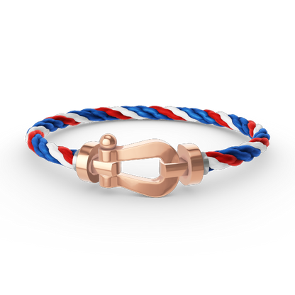 [Rose Jewelrys]FORCE LARGE HORSESHOE NO DIAMOND BRACELET ROSE GOLD