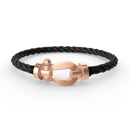 [Rose Jewelrys]FORCE LARGE HORSESHOE NO DIAMOND BRACELET ROSE GOLD