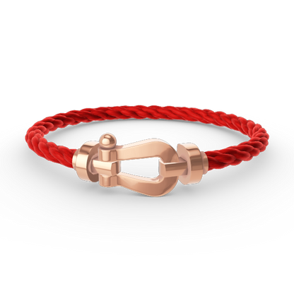 [Rose Jewelrys]FORCE LARGE HORSESHOE NO DIAMOND BRACELET ROSE GOLD