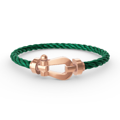 [Rose Jewelrys]FORCE LARGE HORSESHOE NO DIAMOND BRACELET ROSE GOLD