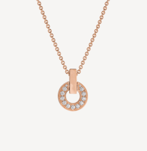 [Rose Jewelrys]GARI NECKLACE PINK GOLD DIAMOND