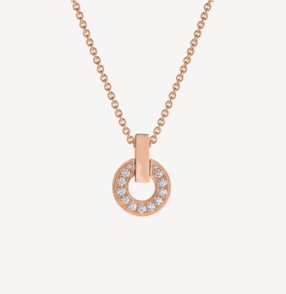 []GARI NECKLACE PINK GOLD DIAMOND