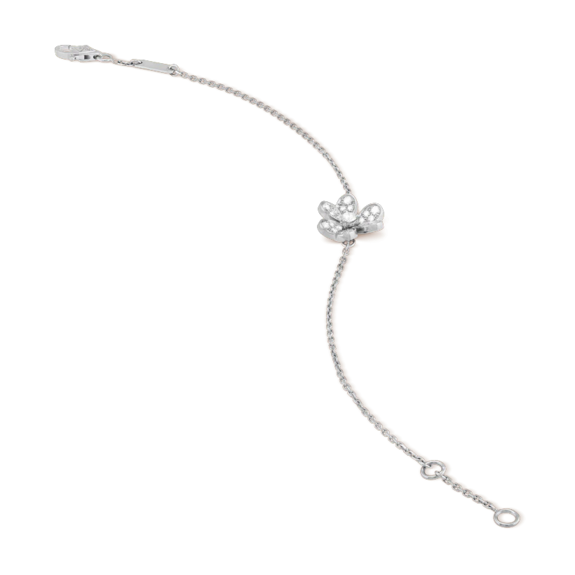 [Rose Jewelrys]FRIVOLE SILVER FLOWER DIAMOND BRACELET