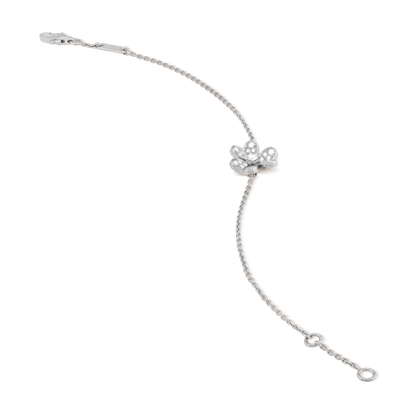 [Rose Jewelrys]FRIVOLE SILVER FLOWER DIAMOND BRACELET
