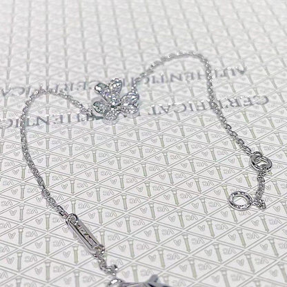 [Rose Jewelrys]FRIVOLE SILVER FLOWER DIAMOND BRACELET