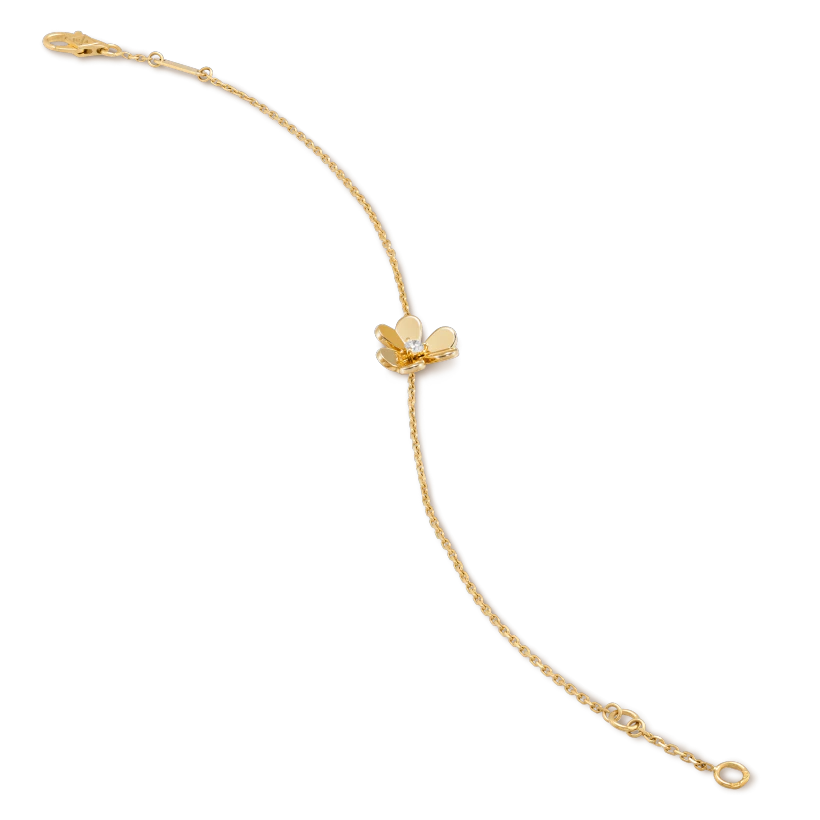 [🌹Rose💎]FRIVOLE GOLD FLOWER BRACELET