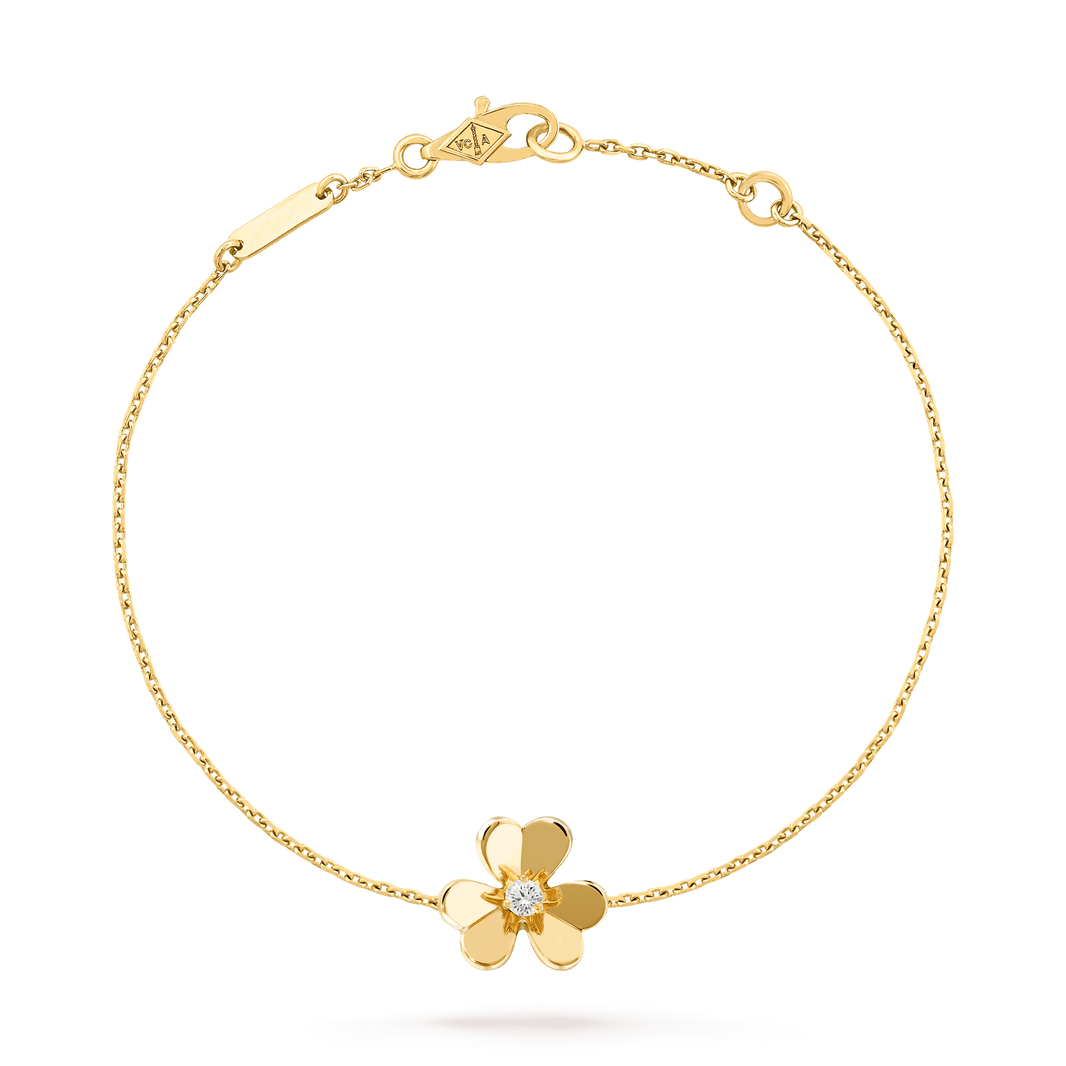 [🌹Rose💎]FRIVOLE GOLD FLOWER BRACELET