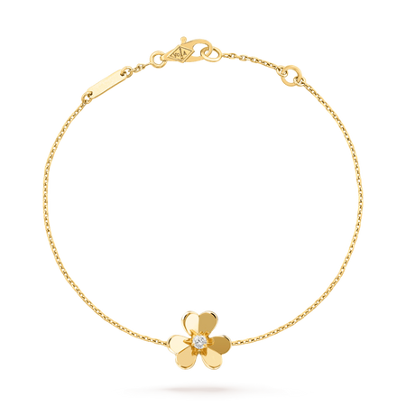 [🌹Rose💎]FRIVOLE GOLD FLOWER BRACELET