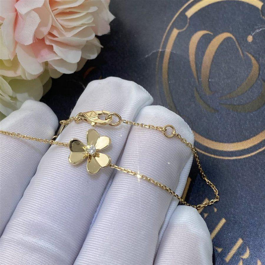 [Rose Jewelrys]FRIVOLE GOLD FLOWER BRACELET