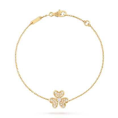 [Rose Jewelrys]FRIVOLE GOLD FLOWER DIAMOND BRACELET
