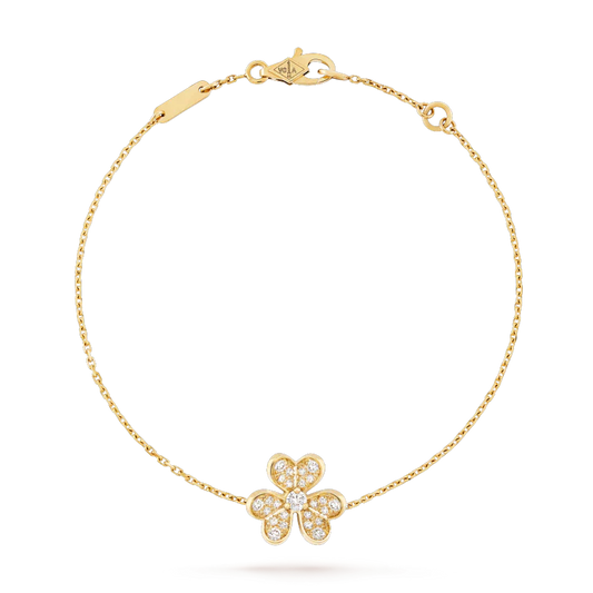 [Rose Jewelrys]FRIVOLE GOLD FLOWER DIAMOND BRACELET