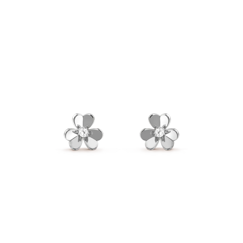 [Rose Jewelrys]FRIVOLE MINI SILVER FLOWER EARRINGS