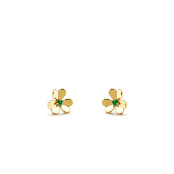 [Rose Jewelrys]FRIVOLE  FLOWER MALACHITE EARRINGS