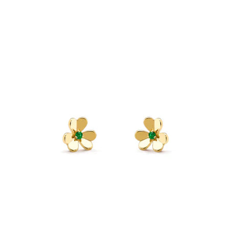 [🌹Rose💎]FRIVOLE  FLOWER MALACHITE EARRINGS