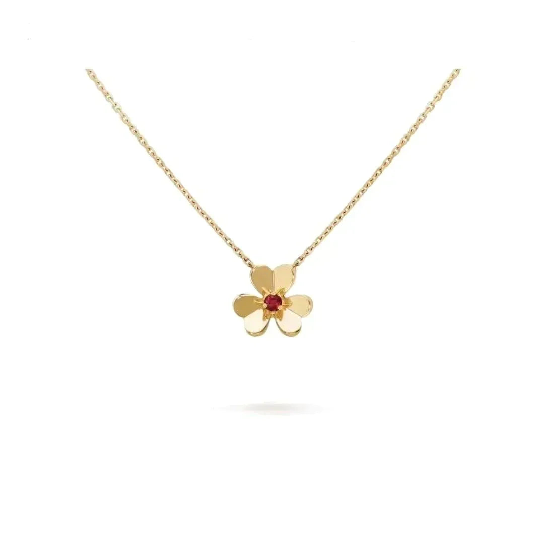 [Rose Jewelrys]FRIVOLE GOLD FLOWER NECKLACE