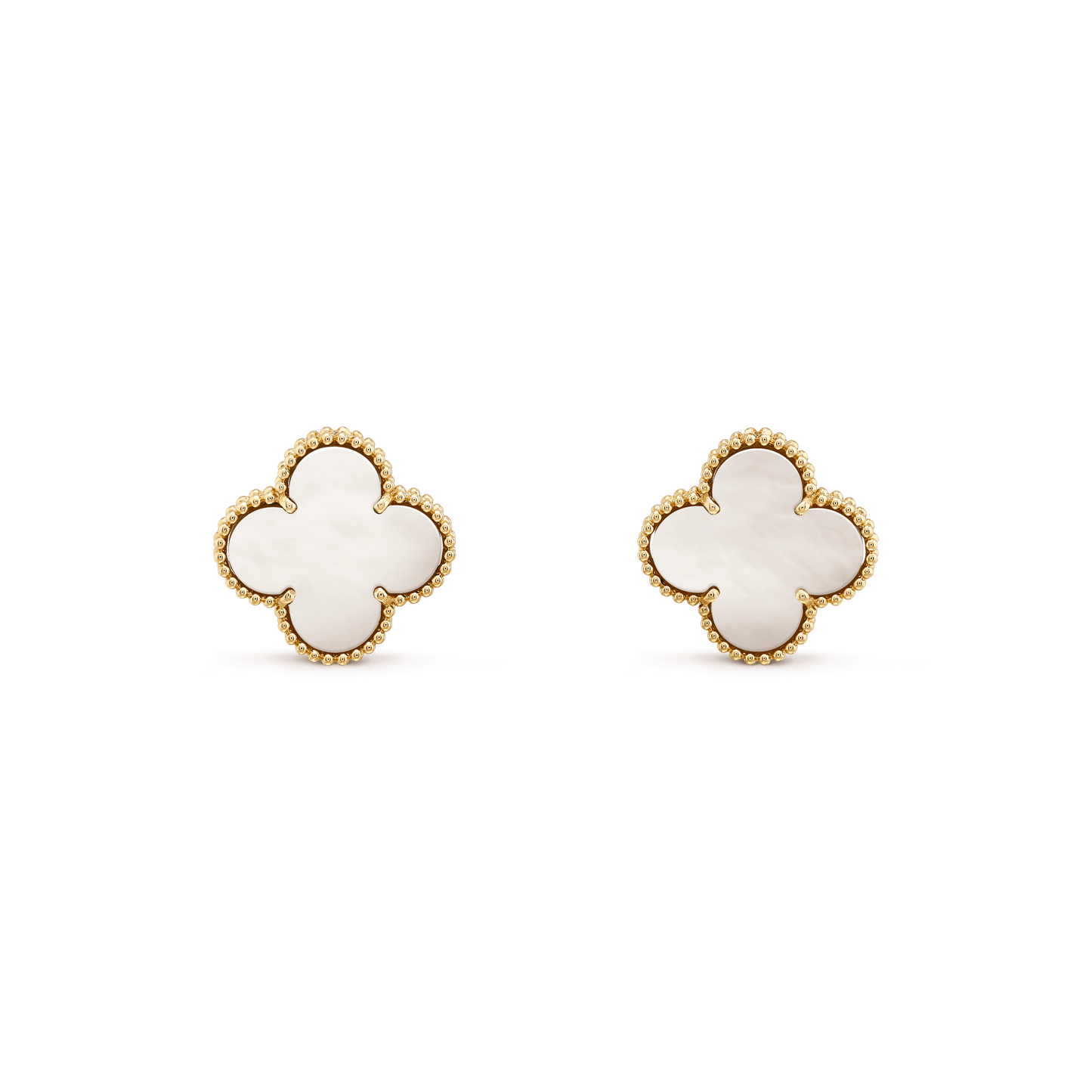 [Rose Jewelrys]CLOVER MINI GOLD EARRINGS