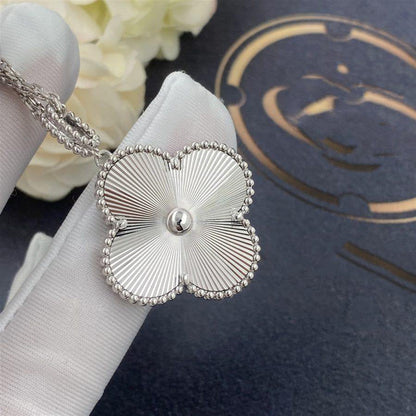 [Rose Jewelrys]CLOVER 25MM SILVER BIG CLOVER NECKLACE