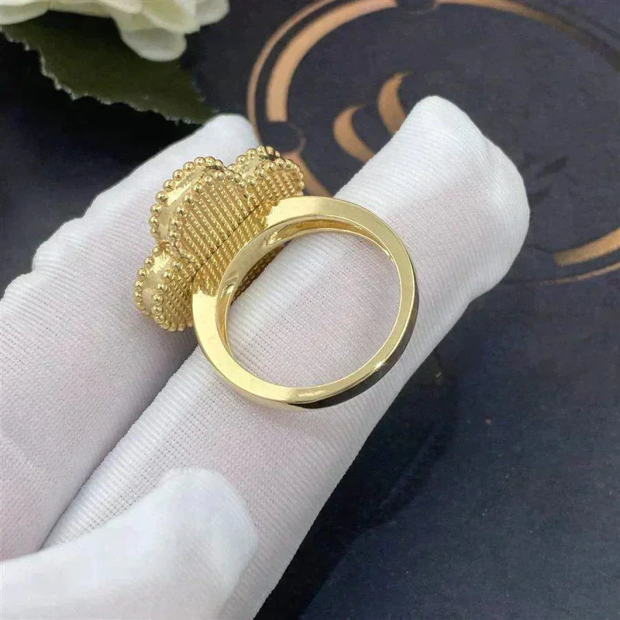 [Rose Jewelrys]CLOVER WHITE MOP RING