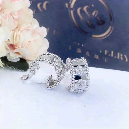 []PERLEE DIAMOND EARRINGS