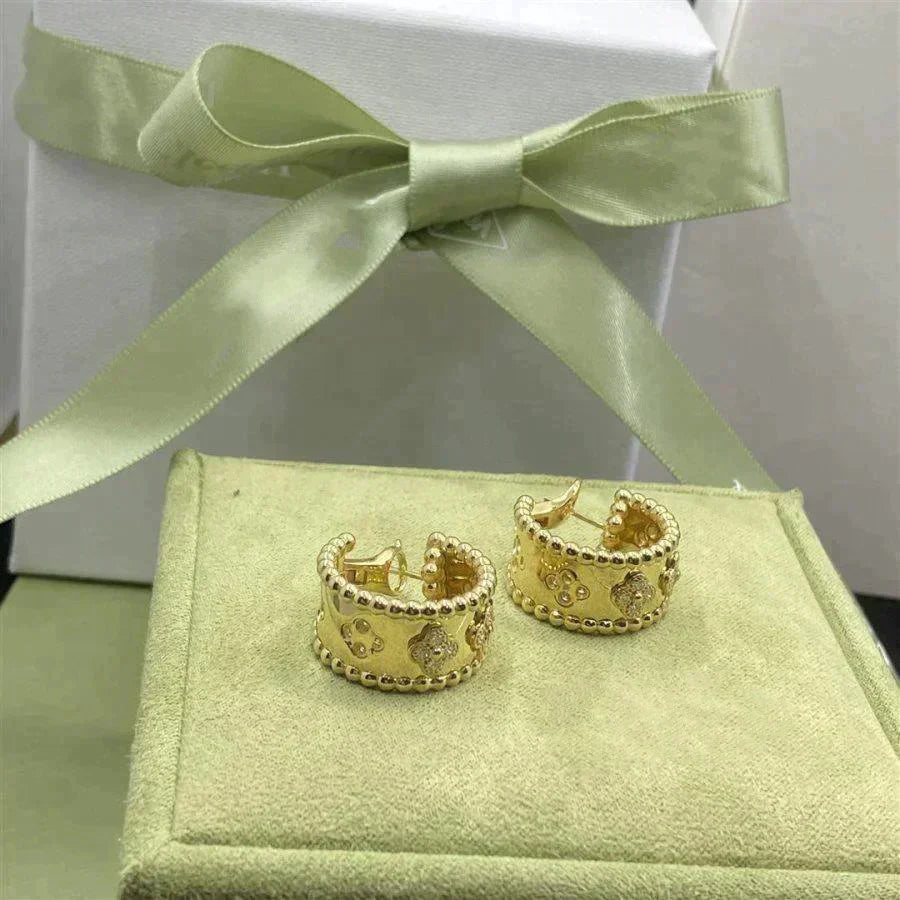 [🌹Rose💎]PERLEE DIAMOND EARRINGS