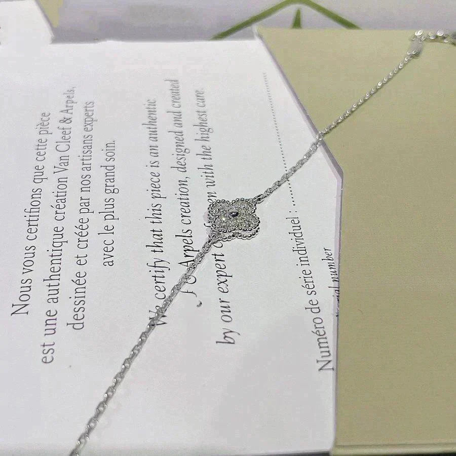 [Rose Jewelrys]CLOVER  SINGLE FLOWER BRACELET SILVER
