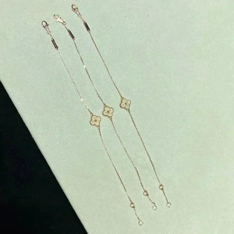 [Rose Jewelrys]CLOVER SINGLE FLOWER BRACELET