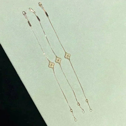 [Rose Jewelrys]CLOVER SINGLE FLOWER BRACELET