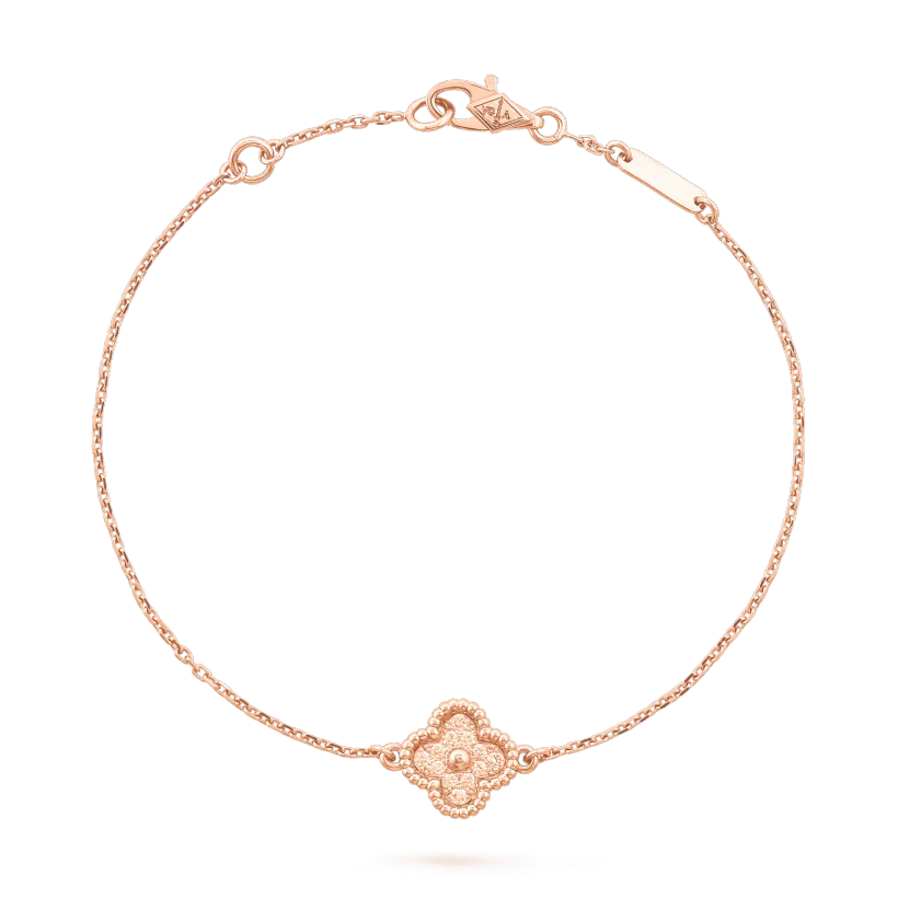[Rose Jewelrys]CLOVER SINGLE FLOWER BRACELET