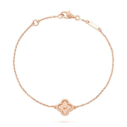 [Rose Jewelrys]CLOVER SINGLE FLOWER BRACELET