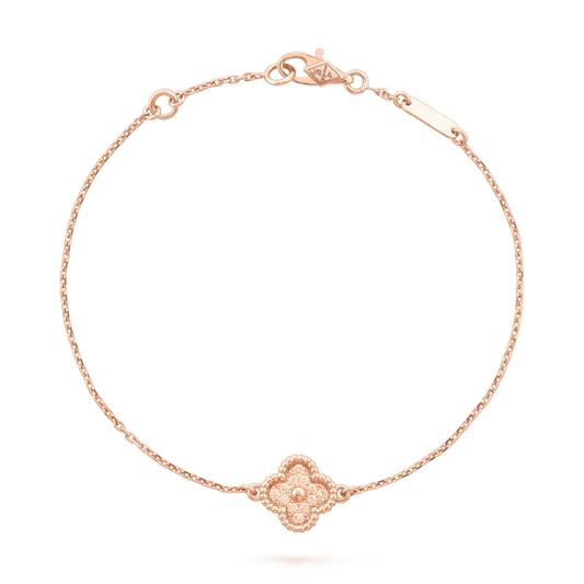 [Rose Jewelrys]CLOVER SINGLE FLOWER BRACELET