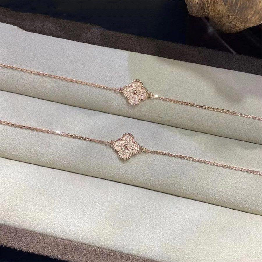 [Rose Jewelrys]CLOVER SINGLE FLOWER BRACELET