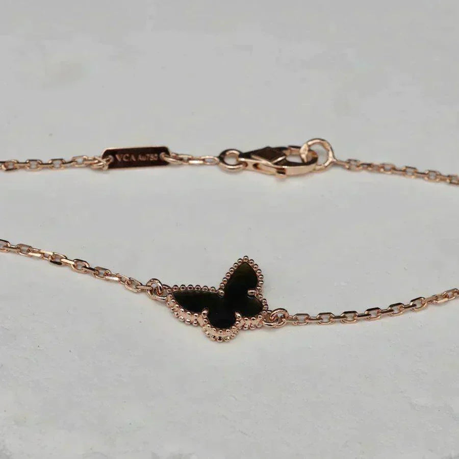 [🌹Rose💎]BUTTERFLY ONYX  BUTTERFLY BRACELET