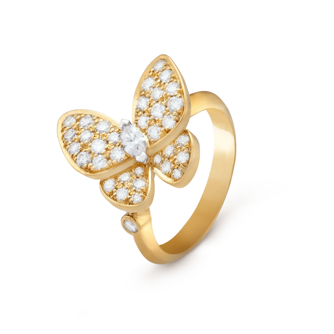 [🌹Rose💎]BUTTERFLY DIAMOND RING