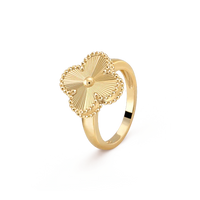 [🌹Rose💎]CLOVER GOLD RING