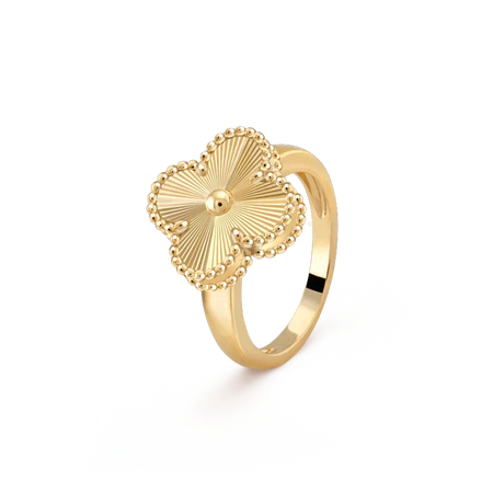 [🌹Rose💎]CLOVER GOLD RING