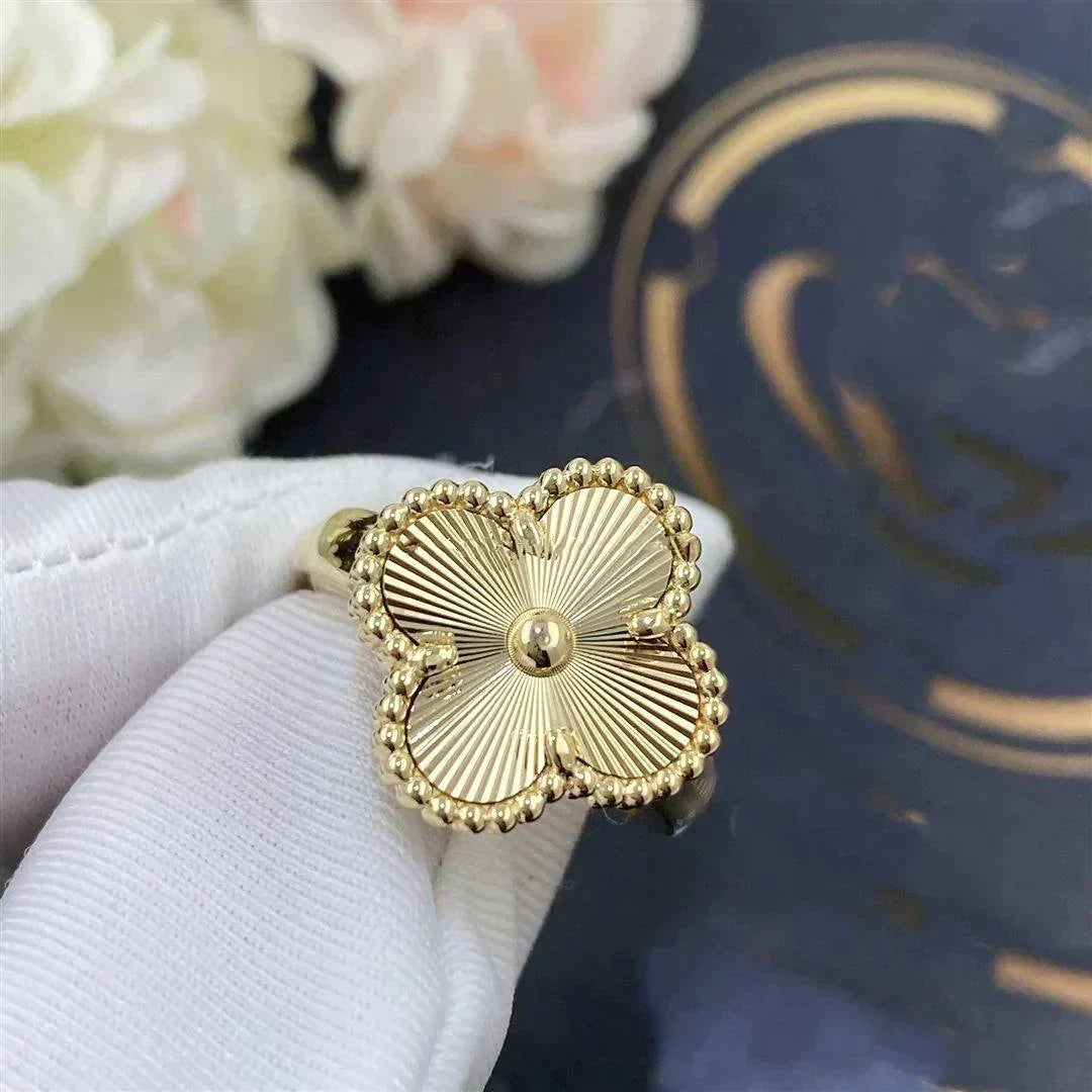 [Rose Jewelrys]CLOVER GOLD RING