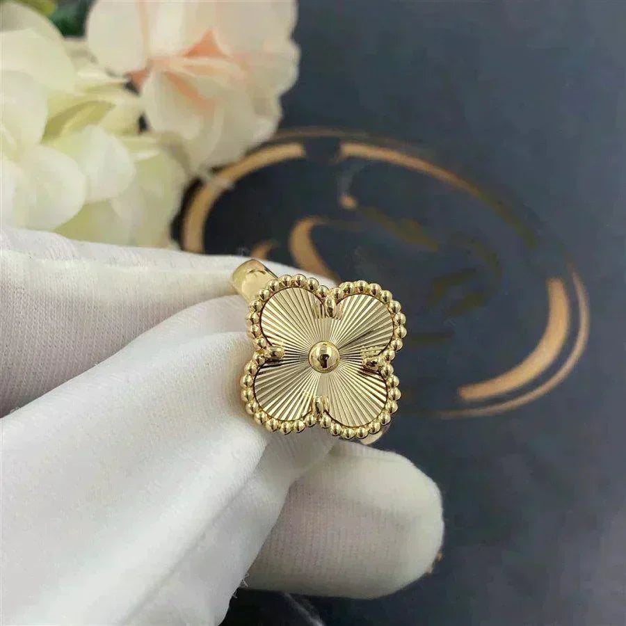 [Rose Jewelrys]CLOVER GOLD RING