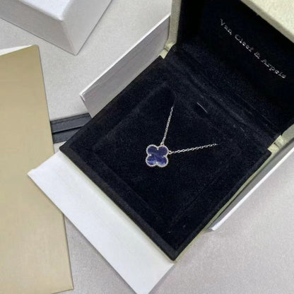 [Rose Jewelrys]CLOVER THE  15MM PIETERSITE NECKLACES SILVER