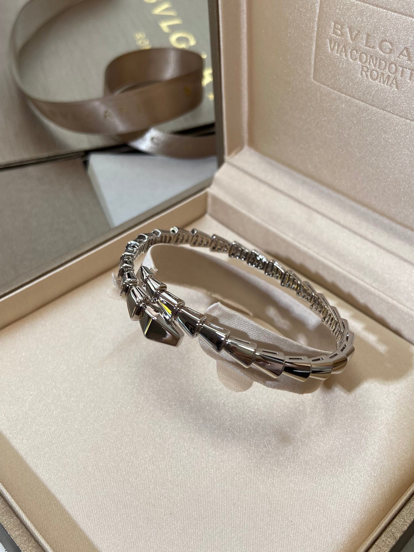 [Rose Jewelrys]SERPENTI VIPER SILVER BRACELET