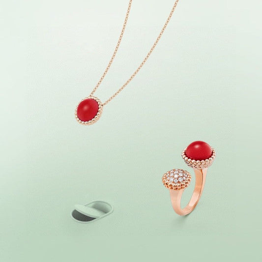 [Rose Jewelrys]PERLEE COULEURS DIAMOND ROSE GOLD BETWEEN THE FINGER RING