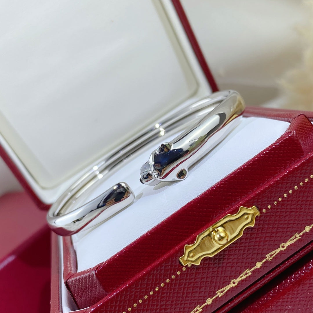 [Rose Jewelrys]PANTHERE SILVER OPEN BRACELET