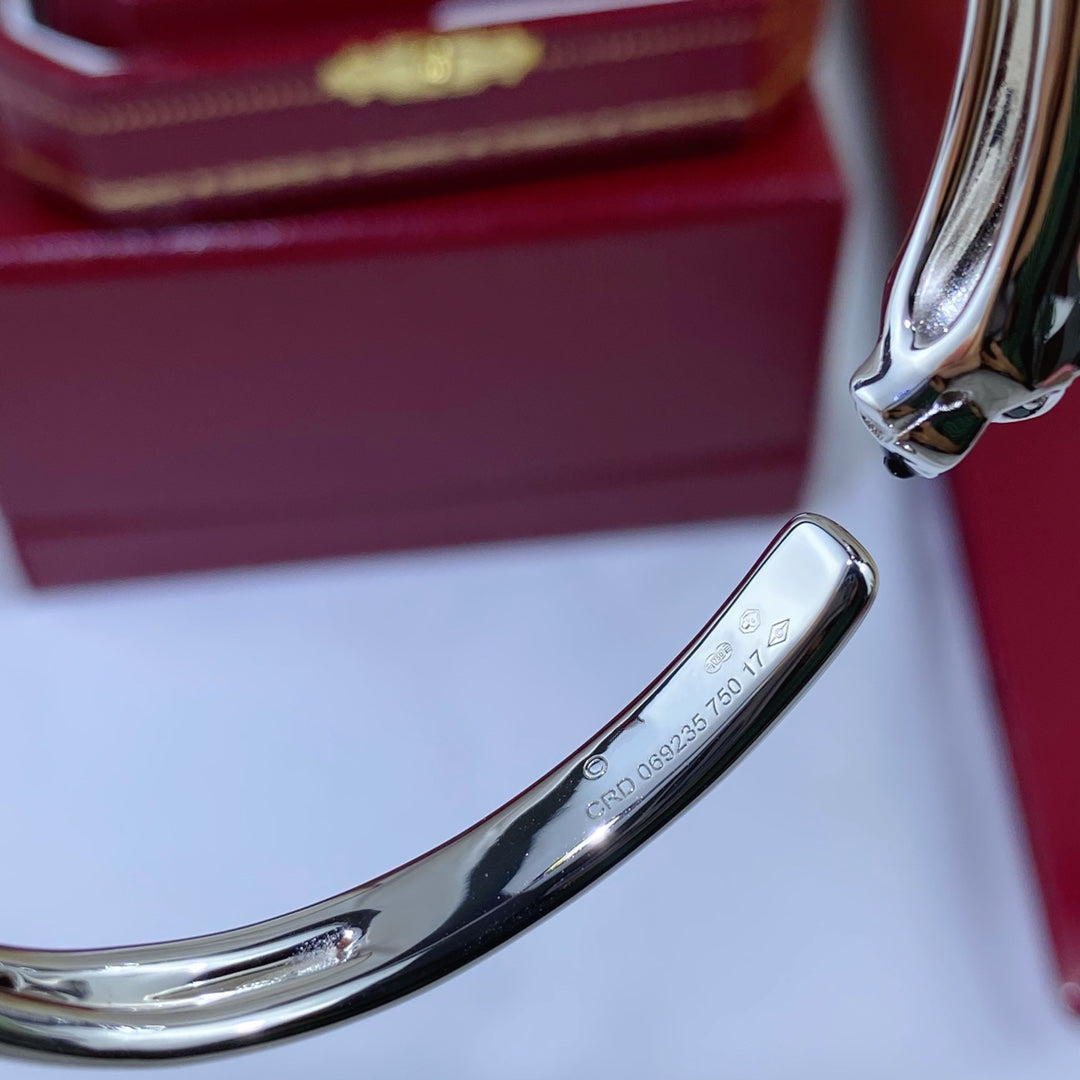 [Rose Jewelrys]PANTHERE SILVER OPEN BRACELET