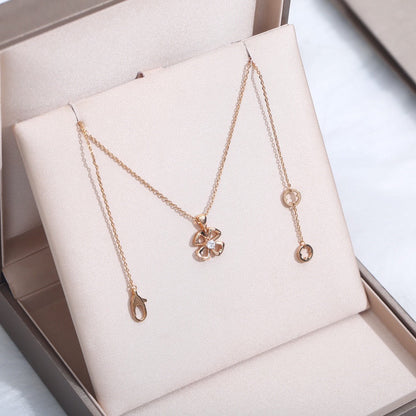 [Rose Jewelrys]FIOREVER NECKLACE DIAMOND CENTER